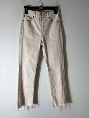 Daze Denim Cream Jeans Size S - Classic High-Rise EUC